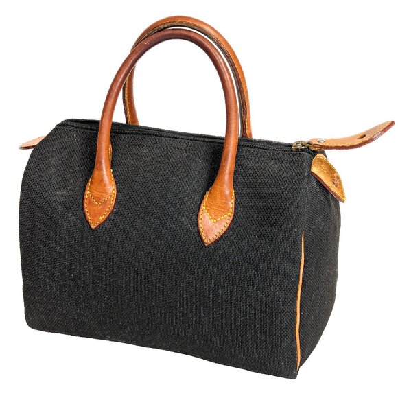 French Company Handbags - FRENCH COMPANY Denim Speedy Black - Vintage